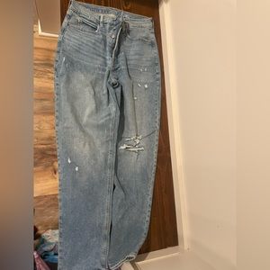 Old Navy Sky High curvy straight jeans